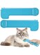 KASTWAVE Cat Strip Feeder, 2 PCS Pet Food Mixing Spoon, Cats Stripe Squeeze Spoon, Multifunctional Lickable Treat Feeding Dispenser for Cat Liquid Snack, Wet Food, Blue