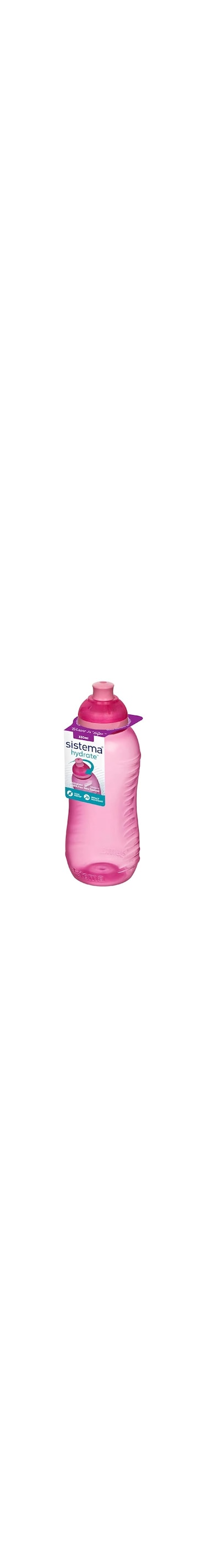 Sistema 330Ml Squeeze Bottle Pink, 0780