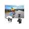 4K Action Camera Body Camera with External Microphone   1.33&rdquo; HD Pocket Cam for Vlogging