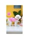 Sweet seven Cat Dog Tutu Dress - Cute Birthday Bowtie Ruffle Princess Camisole Cake Sundress with Fabric Flower Clip (Small, Pink)