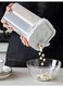 Large Size Food Containers Seal Pot Kitchen Storage Sealed Jar Airproof Food Sealed Cans For Coffee Sugar Tea Tin Snacks (White, Four-partition)