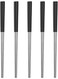 Pairs Stainless Steel Chopsticks Set, 304 Metal Reusable, Square Anti-Slip Design, Dishwasher Safe, Lightweight Korean Japanese Chopsticks for Sushi, Noodles, Hot Pot, 23cm &acirc;&euro;&ldquo; Silver Black