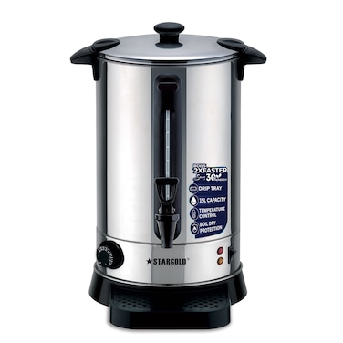 STARGOLD 15L Stainless Steel Water Boiler, Efficient Heating &amp; Large Capacity Boiler 1650W, 2x Faster And 30% Energy Saving , SG-WB15L