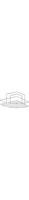Delcasa DC2627 Single Tier Corner Shelf for Bathroom Decor Accents