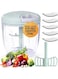 UAE Felcon Manual 5-Blade Vegetable Chopper 900ml   Pull Chopper with Storage Lid   Food Chopper   Blender for Chopping Fruits and Vegetables   Efficient Kitchen Food Processor