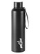1 Litre Stainless Steel Water Bottle, Vacuum Insulated Flask Keep Drinks Hot or Cold for 24 hours, Leak Proof, Metal Bottle for Sports, Gym, Travelling, Aura 1000, Black Black