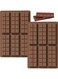 Pcs 6 Cavities Chocolate Bar Mold Deep, Square Thick Chocolate Bar Mold Silicone,Thick Silicone Chocolate Bar Mold for Stuffed Chocolate Bar (Square)