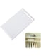Organized Home Tension Shelf Expandable Clothes Closet Organizer Rack Adjustable DIY Wardrobe Dividers Separator White (Leak-Proof Plate Width 42 cm（75*120）)