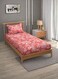 Premium Single Size Fitted Bedsheet with 1 Pillowcase &acirc;&euro;&ldquo; Modern Design &amp; Pattern &acirc;&euro;&ldquo; Deep Pocket (90x200+25 cm, 36x78 + 10 inch) Soft, Breathable Microfiber Bedding for Kids &amp; Guest Rooms