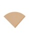 Restpresso 5.3 x 3.9 Inch Paper Coffee Filters, 100 Disposable Coffee Filter Cones - Premium Durable, Unbleached Paper Cone Filters, Compatible With Coffee Dripper