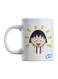 Surprised Chibi Maruko-Chan Printed Mug White