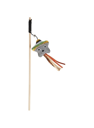 IMAC Cat Toy Cane with Sisal Cone &amp; Feathers 40