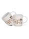 2-Piece Mugs 310ml The Coffee I Do Coffee Mugs Set Couple Mug Valentines Day, New Bone China with Non Slip Bottom Coffee Cups for for Tea, Coffee, Present For Her/Him, Surprise Gift For Heart Day