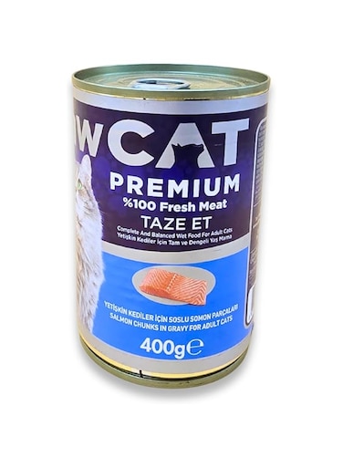 Dawcat Cat Wet Food With Canned Pieces Of Salmon 400gram