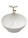 Decorative Trays for home decor, Desk organizers and accessories for entry table decor, Decorative serving tray for living room table decor White,Key dish bowl for entryway table