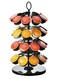 Stainless steel rotating coffee capsule holder black