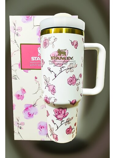 40oz Tumbler &acirc;&euro;&ldquo; Limited Edition Stainless Steel Travel Mug with Reusable Straw   BPA-Free, Eco-Friendly &amp; Dishwasher Safe   Leakproof FlowState&acirc;&bdquo;&cent; Lid   Double-Wall Vacuum Insulation Keeps Drinks Hot for 16 Hours, Cold for 24   Ergonomic Handle   Slim Base Fits Car Cup Holders