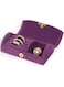 Tazweeq Mini Earring Jewelry Travel Case,Portable Traveling Jewelry Organizer Storage Case, Cute Small Jewelry Organizer Box,Jewelry Storage Holder,Womens Girls Rings Earrings Necklaces (Purple)