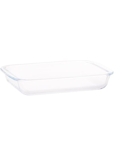 Home Maker Oven Glass Rectangular Baking Dish, 1.5 Liter Capacity