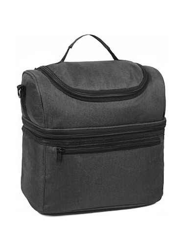 Insulated Lunch Bag, Large Cooler Bag for Adults, Double Deck, Office Use
