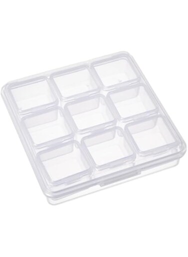 27 Pack Jewelry Organizer Mini Clear Storage Box with Lid, Jewellery Box, Small Beads Storage Organizer, Earring Organizer Box Storage, Necklaces plastic container, Earplugs Plastic Storage Box
