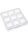 27 Pack Jewelry Organizer Mini Clear Storage Box with Lid, Jewellery Box, Small Beads Storage Organizer, Earring Organizer Box Storage, Necklaces plastic container, Earplugs Plastic Storage Box