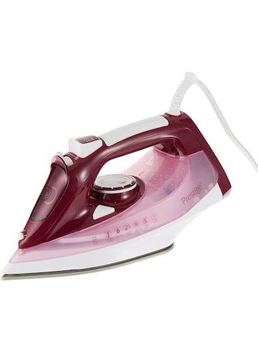 Prestige Iron Ceramic Soleplate 2600 Watts Dry/Spray/Steam/Burst Of Steam/Vertical Steam/Self Cleaning/Auto Shut Off, Anti Calc, Anti Drip 220 240V, 50 60 Hzs Pr81511, Multi