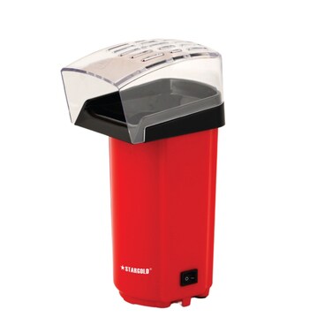 STARGOLD Popcorn Maker Hot Air, Oil-Free Popcorn Machine 1200W, Quick Healthy And Tasty Popcorn in Just 2 Minutes, SG-P96