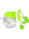 Dubai Gallery Multifunctional Electric Heating Lunch Box With Spoon Green/White 620G