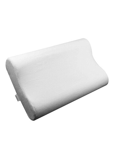 Memory Foam Soft Neck Relief Pillow White