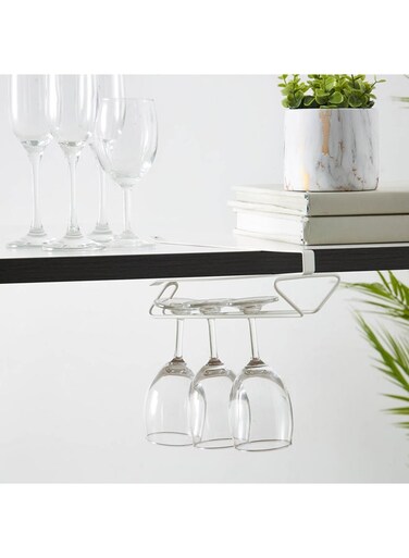 Box Maisan Over The Shelf Glass Holder White 33.3centimeter