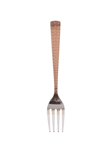 Raj Copper Dessert Fork - 3 Pieces Set , 18cm, RCDF03, Sweet Fork , Pastry Fork , Dessert Utensil
