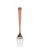 Raj Copper Dessert Fork - 3 Pieces Set , 18cm, RCDF03, Sweet Fork , Pastry Fork , Dessert Utensil