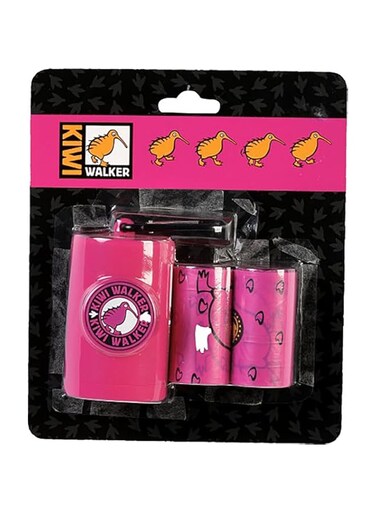 KIWI WALKER Case for Waste Bags - PINK