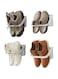 THE WHITE SHOP Shoe rack Foldable wall mounted set of 4 Foldable wall rack for hanging shoes Shoe racks Hanging racks No drilling required Suitable for entrance halls Bathrooms White