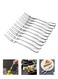 Pcs Stainless Steel Forks, Crab Forks Escargot 2 Prong Tasting Appetizer Portable Salad Fruit for Party Travel, 5 Inches