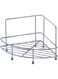 Sulfar Corner Stainless Steel Basket Corner Shelf (Chrome) Pack of 1