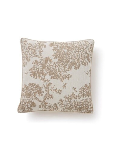 Home Timber Filled Cushion 45x45cm - Brown