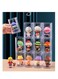 Clear Display Case,Creative Display Case, Clear Plastic Storage Box for Mini Toys,Dust-Proof Collectibles Action Figure,ollectibles and Miniature Figurine Collection, Stackable Dustproof Display Box for Dolls Height Under 10cm (12pcs)
