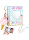 Excefore 3 Inch Mini Photo Album Set Kpop Photocard Holder Book Photocard Binder Kpop Album With Pendant And Diy Keychian For Collecting Picture, 40 Pockets(Heart, Ice Cream)