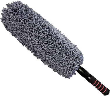 Portable Dust Cleaning Microfiber Soft Car Duster Exterior and Interior Cleaning - Long, Unbreakable, and Retractable Handle