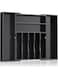 Rose Acrylic - Kitchen Drawer Organizer for Flatware and Utensils, Expandable Silverware Organizer and Cutlery Tray for Kitchen, Office, Bathroom Supplies (Black)