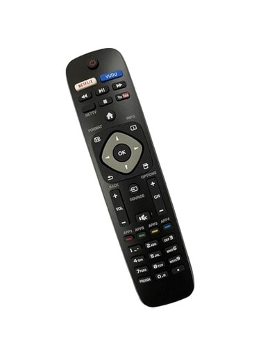 Universal Replacement Remote Control for Smart TV - Compatible with 55PFL5402/F7, 65PFL5602/F7, 65PFL6601/F7, 75PFL6601/F7, 43PFL5603/F7, 43PFL5703/F7, 50PFL5602/F7A, 50PFL5603/F7 - Easy to Use