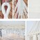 200x150cm Double Outdoor Camping Tassel Canvas Hammock with Stick &ndash; White