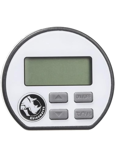 Rhino Coffee Gear Digital Milk Thermometer with Stainless Steel Clip