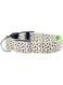 Night Safety Neck Strap for Pets, Leopard Print LED Light Adjustable Collar for Pet Dog Puppy (Green)