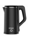 Crownline KT-394 Cordless Kettle with 1.8L Capacity, Boil Dry Protection, and 1-Year Warranty (Black)
