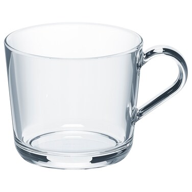 Mug, Clear Glass, 36 cl