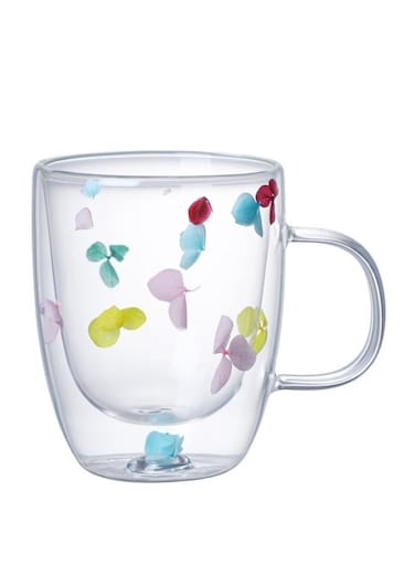 Clear Double Wall Glass Coffee Mugs Cappuccino Tea Espresso Latte Christmas Gifts for Women Her Mom Girl