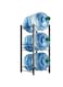 AWH 3-Tier Water Bottle Storage Rack &ndash; Heavy-Duty Detachable Stand for 5-Gallon Water Jugs &ndash; Space-Saving Cooler Jug Organizer for Home, Kitchen, and Office &ndash; Metal Construction - Assorted Color